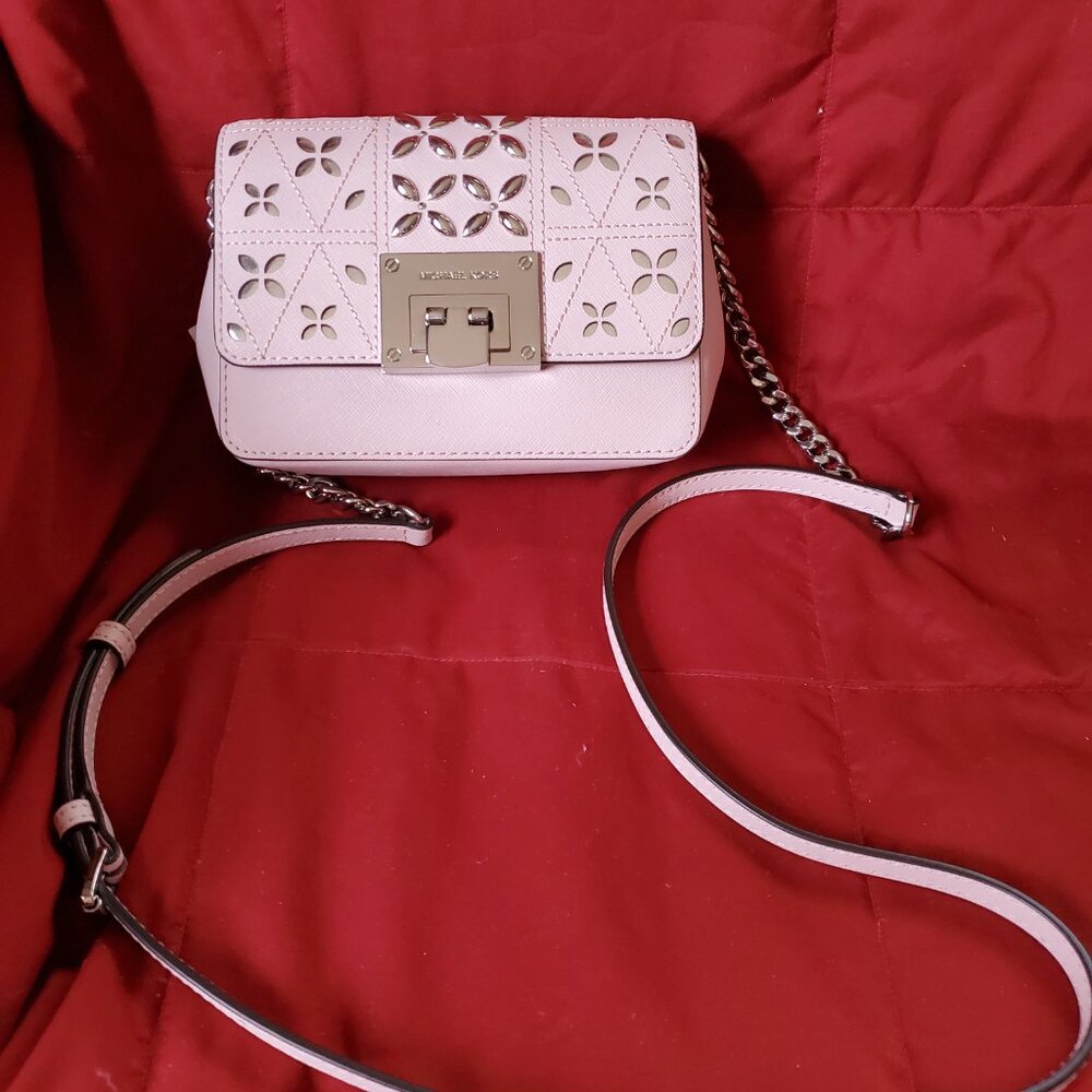 Michael Kors Tina Small Leather Clutch - Picture 11 of 16